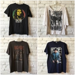 Retro Band/Music/Rock Tshirts by the bundle
